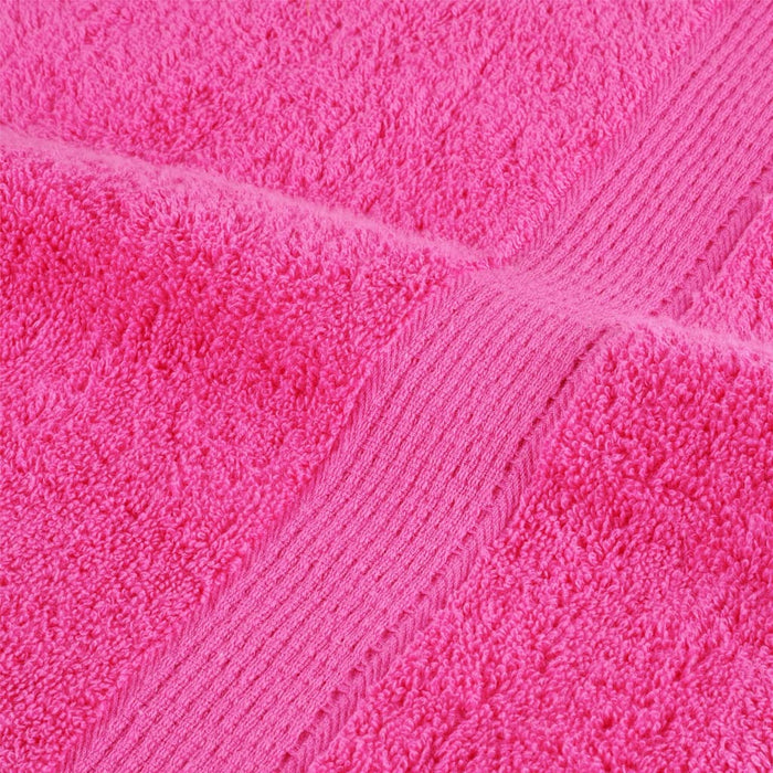 Prosoape de baie premium SOLUND, 2 buc. roz, 30x30 cm, 600 g/m² WALTI