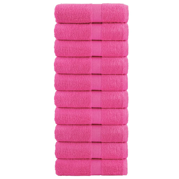 Prosoape oaspeți premium SOLUND 10 buc. roz 30x50 cm 600 gsm - WALTI WALTI
