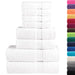 Set de prosoape premium SOLUND, 8 piese, alb, 600 g/m² - WALTI WALTI