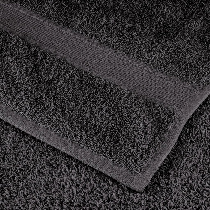 Set de prosoape premium SOLUND 8 piese, antracit, 600 g/m² - WALTI WALTI