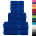 Set de prosoape premium SOLUND, 8 piese, albastru, 600 g/m² - WALTI WALTI
