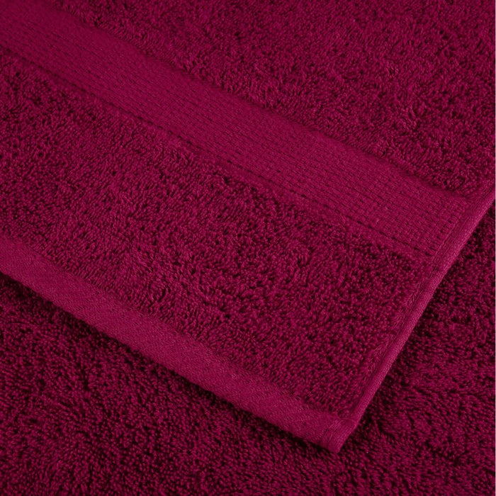 Set de prosoape premium SOLUND, 8 piese, bordo, 600 g/m² - WALTI WALTI