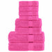 Set de prosoape premium SOLUND, 8 piese, roz, 600 g/m² - WALTI WALTI