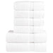 Set de prosoape premium SOLUND, 6 piese, alb, 600 g/m² - WALTI WALTI