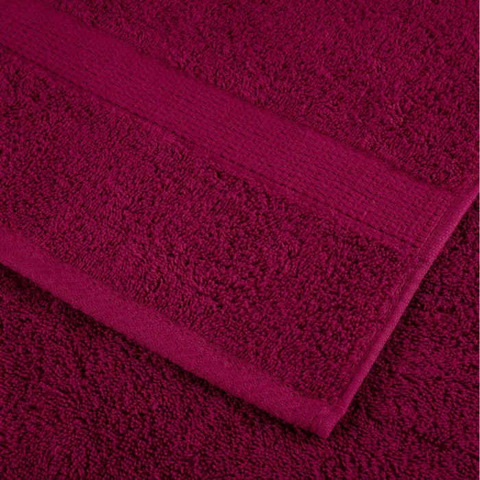 Set de prosoape premium SOLUND, 6 piese, bordo, 600 g/m² WALTI