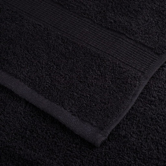 Set de prosoape premium SOLUND, 6 piese, negru, 600 g/m² - WALTI WALTI