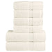 Set de prosoape premium SOLUND, 6 piese, crem, 600 g/m² - WALTI WALTI
