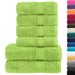Set de prosoape premium SOLUND, 6 piese, verde măr, 600 g/m² - WALTI WALTI