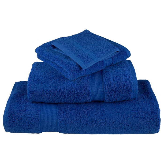 Set de prosoape premium SOLUND, 12 piese, albastru, 600 g/m² WALTI