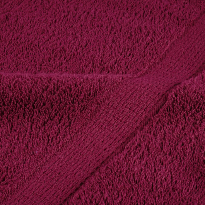 Set de prosoape premium SOLUND, 12 piese, bordo, 600 g/m² WALTI