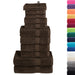 Set de prosoape premium SOLUND, 12 piese, maro, 600 g/m² - WALTI WALTI