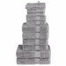 Set de prosoape premium SOLUND, 12 piese, gri, 600 g/m² - WALTI WALTI