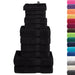 Set de prosoape premium SOLUND, 12 piese, negru, 600 g/m² - WALTI WALTI