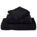 Set de prosoape premium SOLUND, 12 piese, negru, 600 g/m² - WALTI WALTI