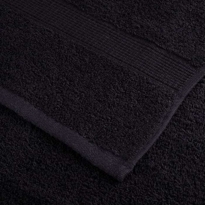 Set de prosoape premium SOLUND, 12 piese, negru, 600 g/m² - WALTI WALTI