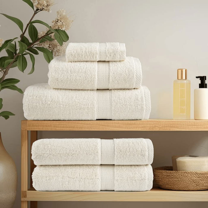 Set de prosoape premium SOLUND, 12 piese, crem, 600 g/m² - WALTI WALTI