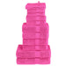 Set de prosoape premium SOLUND, 12 piese, roz, 600 g/m² - WALTI WALTI