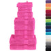 Set de prosoape premium SOLUND, 12 piese, roz, 600 g/m² - WALTI WALTI