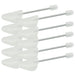Calapoade de pantofi, 5 perechi, alb, EU 38-44, plastic - WALTI WALTI