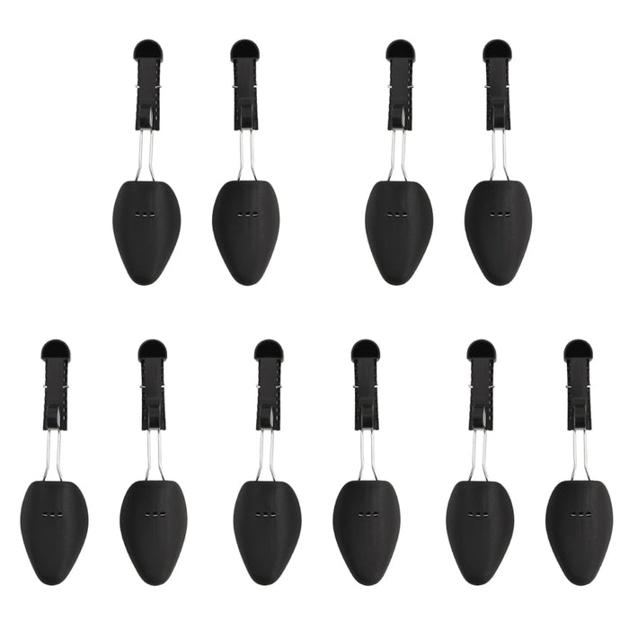Calapoade de pantofi, 5 perechi, negru, EU 35-38, plastic - WALTI WALTI