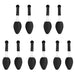 Calapoade de pantofi, 5 perechi, negru, EU 35-38, plastic - WALTI WALTI