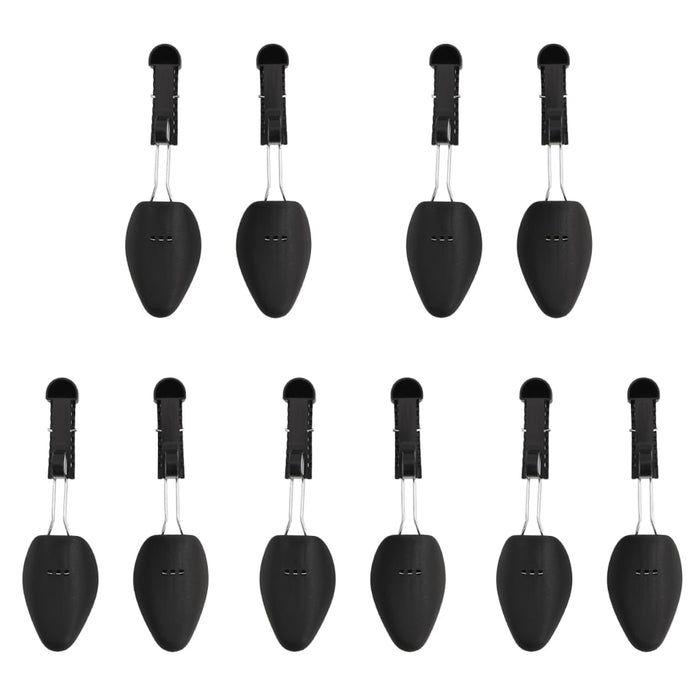 Calapoade de pantofi, 5 perechi, negru, EU 38-44, plastic - WALTI WALTI