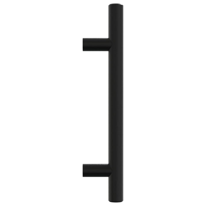 Mânere de dulap, 20 buc., negru, 96 mm, oțel inoxidabil - WALTI WALTI