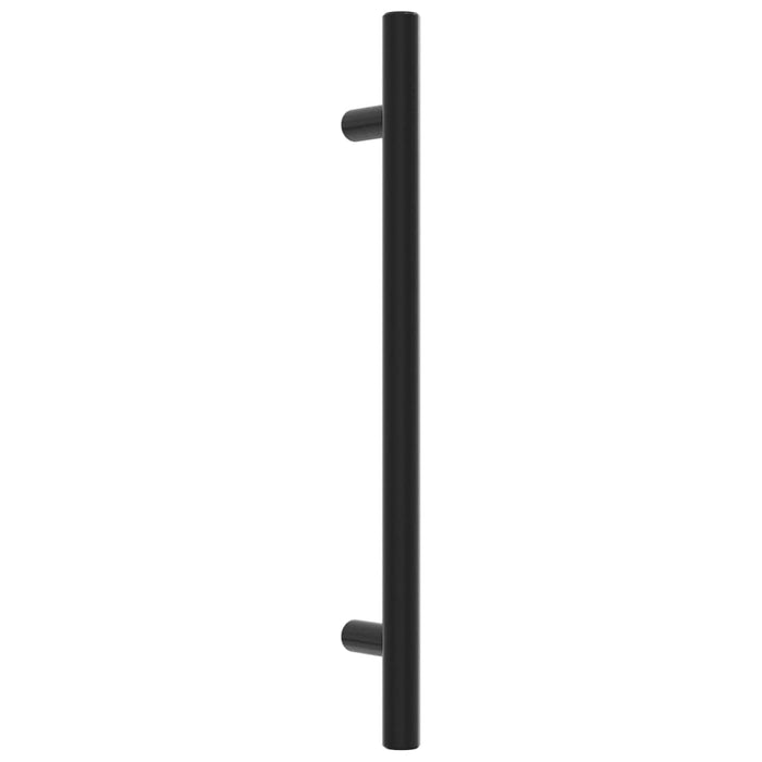 Mânere de dulap, 20 buc., negru, 160 mm, oțel inoxidabil - WALTI WALTI