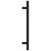 Mânere de dulap, 20 buc., negru, 160 mm, oțel inoxidabil - WALTI WALTI