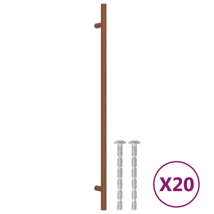Mânere de dulap, 20 buc., bronz, 320 mm, oțel inoxidabil WALTI