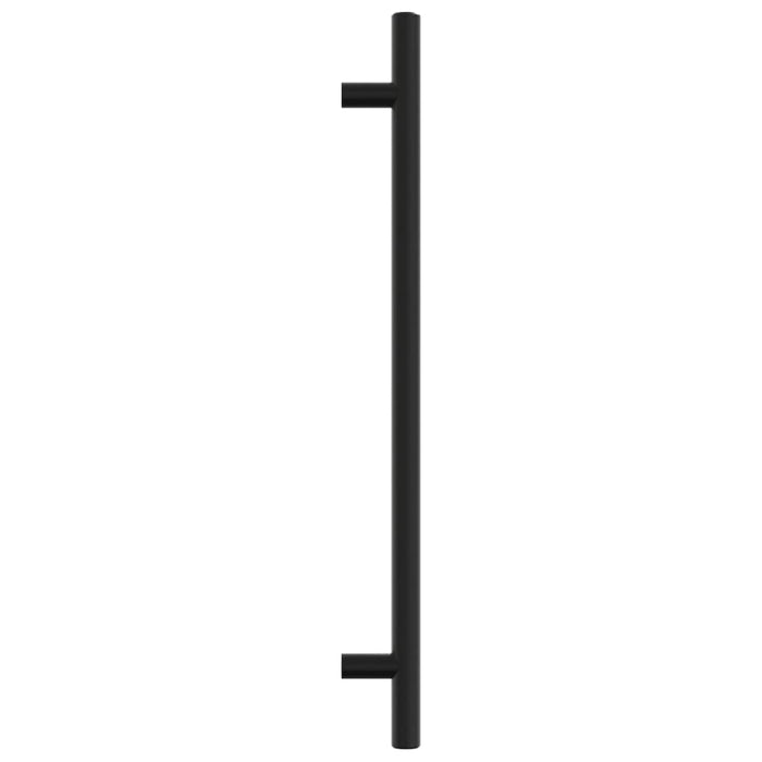 Mânere de dulap, 10 buc., negru, 224 mm, oțel inoxidabil - WALTI WALTI