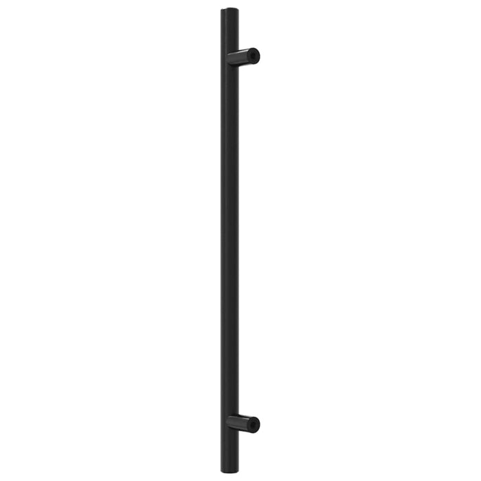 Mânere de dulap, 10 buc., negru, 224 mm, oțel inoxidabil - WALTI WALTI