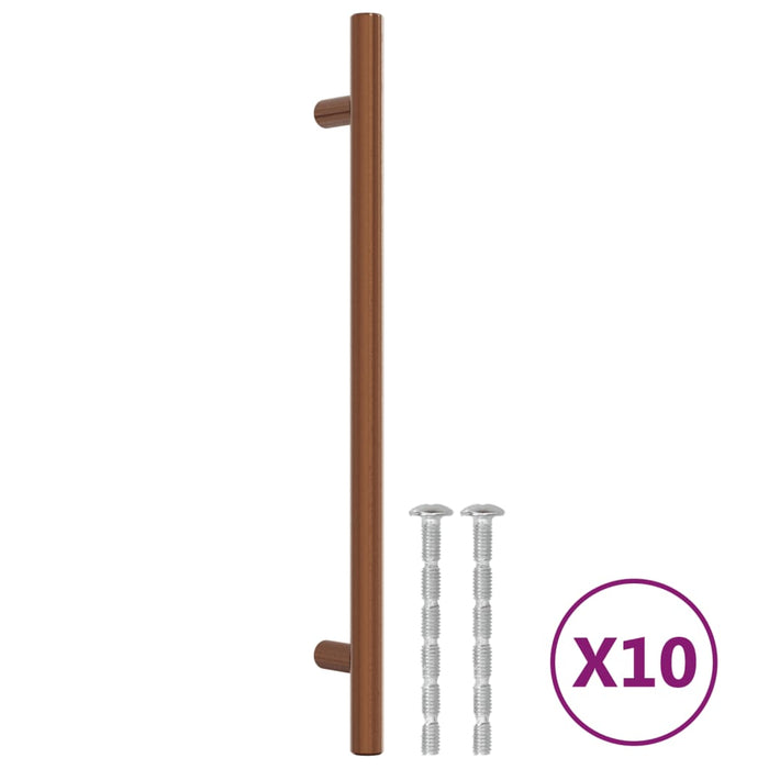 Mânere de dulap, 10 buc., bronz, 192 mm, oțel inoxidabil - WALTI WALTI