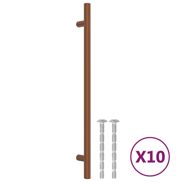 Mânere de dulap, 10 buc., bronz, 224 mm, oțel inoxidabil - WALTI WALTI
