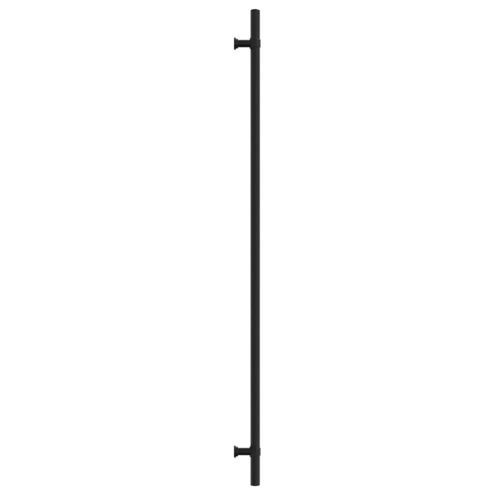 Mânere de dulap, 10 buc., negru, 480 mm, oțel inoxidabil - WALTI WALTI