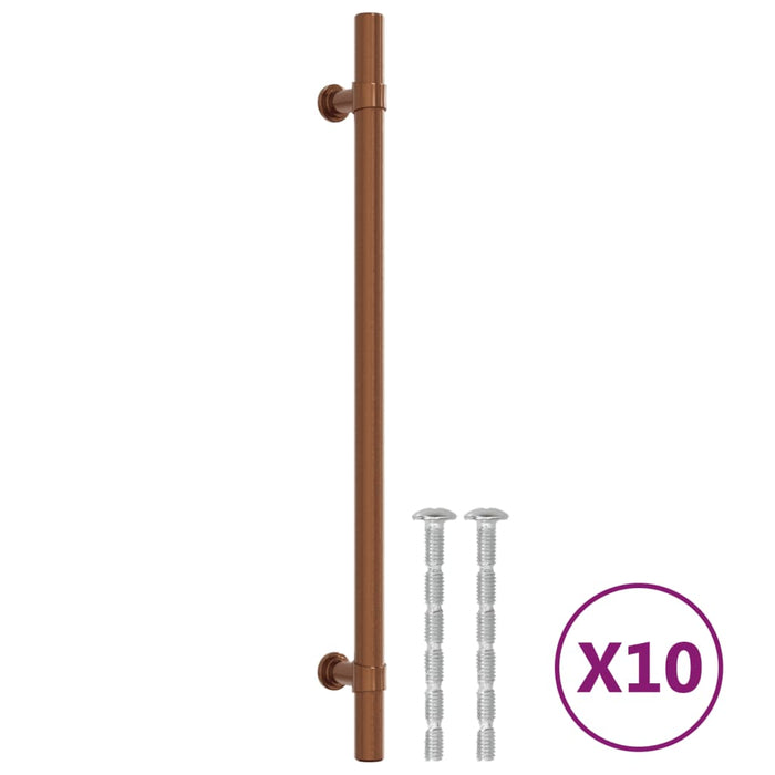 Mânere de dulap, 10 buc., bronz, 224 mm, oțel inoxidabil - WALTI WALTI