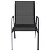 Set mobilier de grădină, 3 piese, negru, oțel - WALTI WALTI