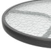 Set mobilier de grădină, 3 piese, negru, oțel - WALTI WALTI