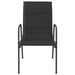 Set mobilier de grădină, 3 piese, negru, oțel - WALTI WALTI