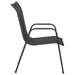 Set mobilier de grădină, 3 piese, negru, oțel - WALTI WALTI