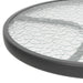 Set mobilier de grădină, 3 piese, negru, oțel - WALTI WALTI