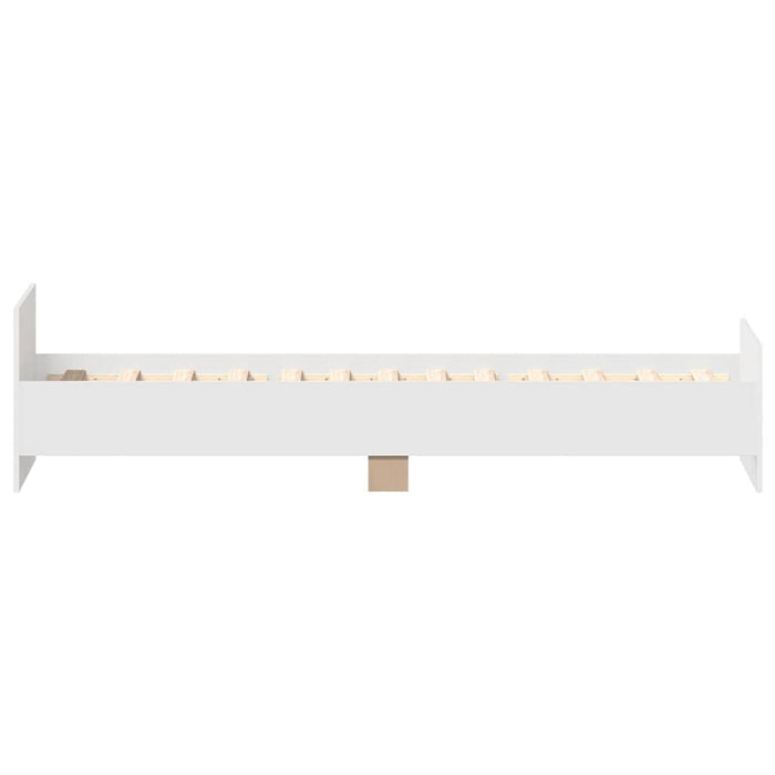 Cadru de pat, alb, 90x190 cm, lemn prelucrat - WALTI WALTI