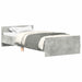 Cadru de pat, gri beton, 90x190 cm, lemn prelucrat - WALTI WALTI