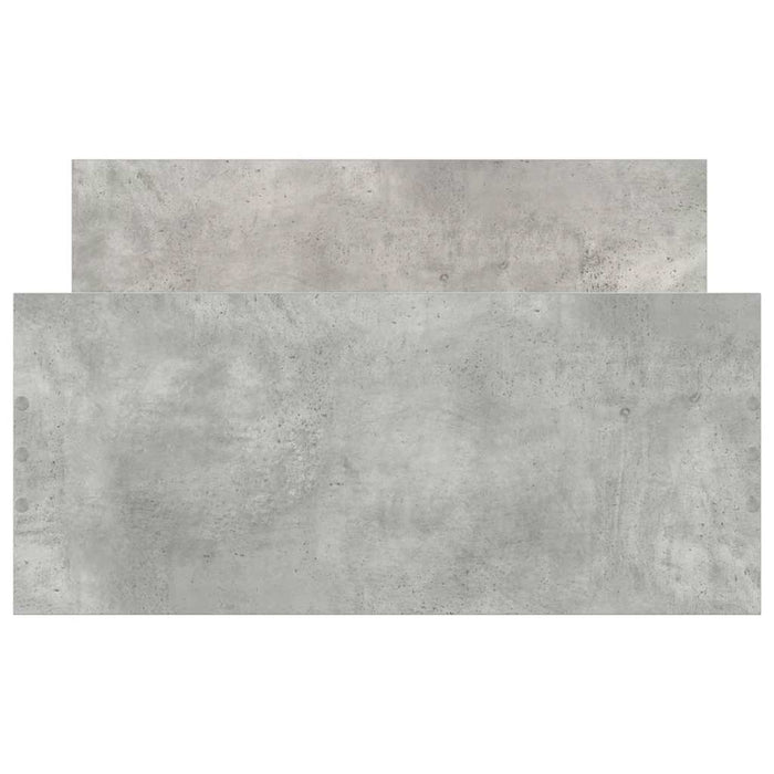 Cadru de pat, gri beton, 90x190 cm, lemn prelucrat - WALTI WALTI