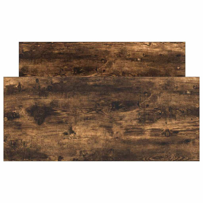 Cadru pat fără saltea stejar fumuriu, 90x190 cm, lemn prelucrat - WALTI WALTI
