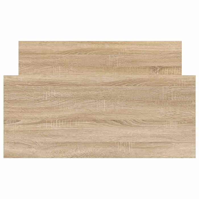 Cadru pat fără saltea, stejar sonoma 75x190 cm lemn prelucrat - WALTI WALTI