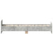 Cadru de pat mic single, gri beton, 75x190 cm, lemn prelucrat - WALTI WALTI
