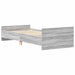 Cadru de pat mic single sonoma gri 75x190 cm lemn prelucrat - WALTI WALTI