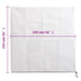 Protecție de fleece plante cu fermoar 2 buc 70 g/m² 1,55x1,55 m - WALTI WALTI