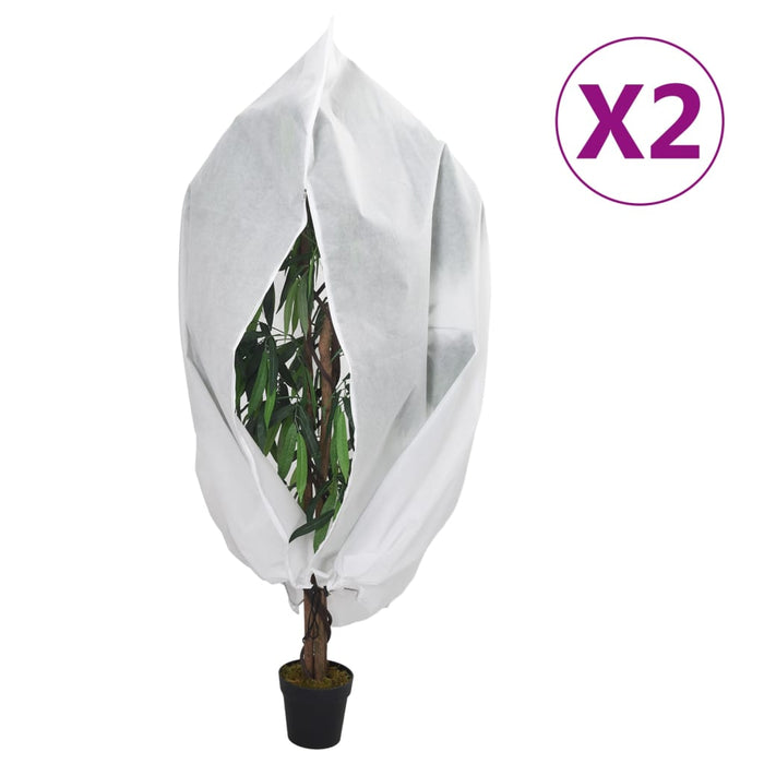 Protecție de fleece plante cu fermoar 2 buc 70 g/m² 1,2x1,8 m - WALTI WALTI